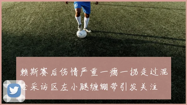 赖斯赛后伤情严重一瘸一拐走过混合采访区左小腿缠绷带引发关注